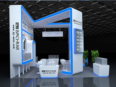 廈門冠吉廣州酒店用品展展覽設(shè)計(jì)3D模型